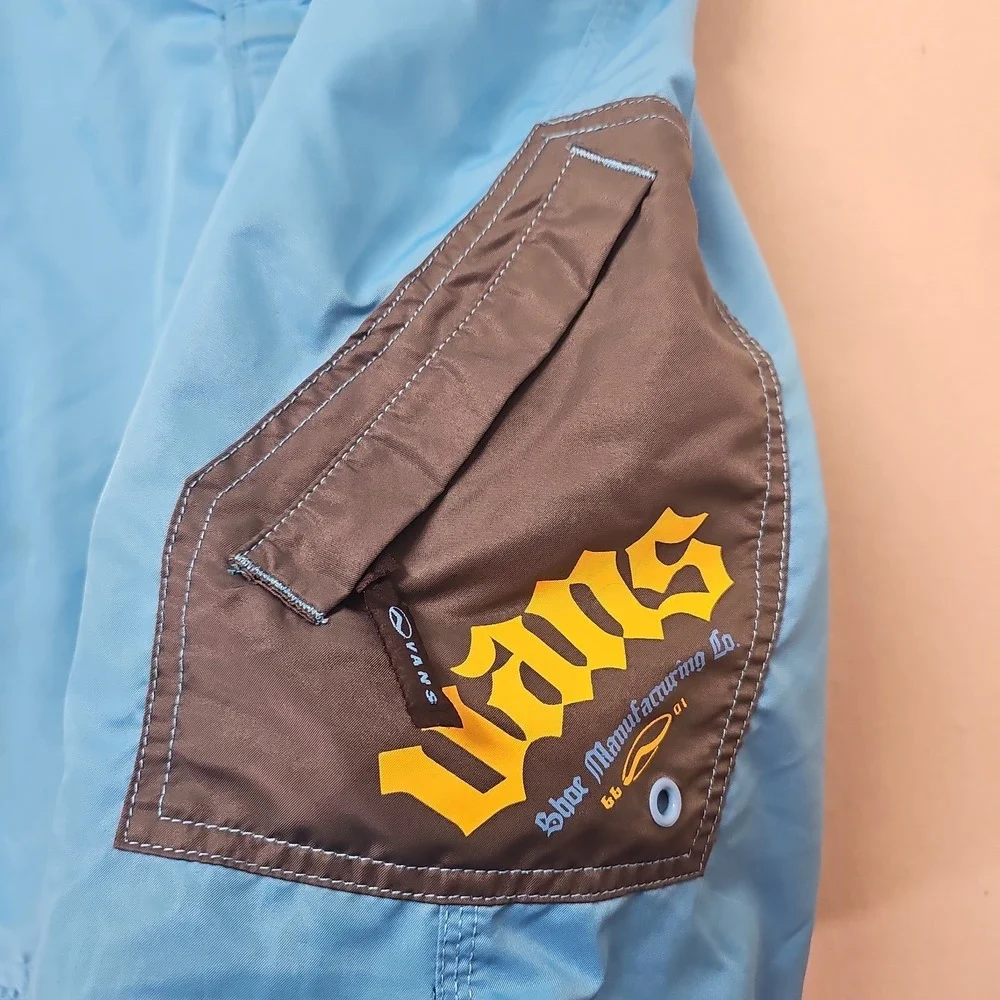 Vtg Vans Shorts Men's 38Beach Swim Trunks Surf Board Old School Skater STAINED